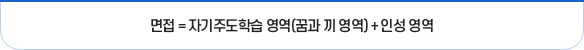 면접 점수 산출 방식 이미지