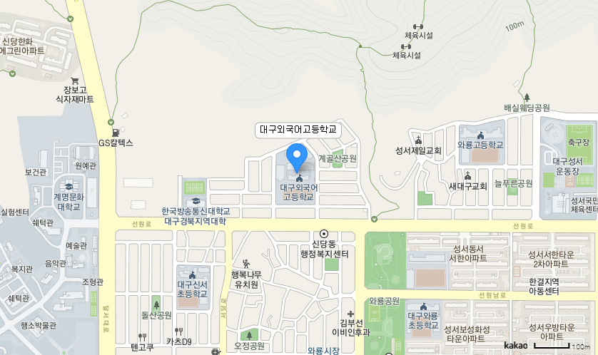 학교 찾아오시는 길 지도